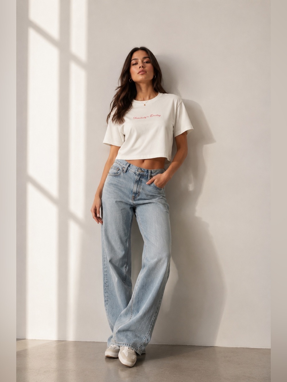 🤍 MATE the Label Somebody’s Darling Cropped Tee NWOT | Size S